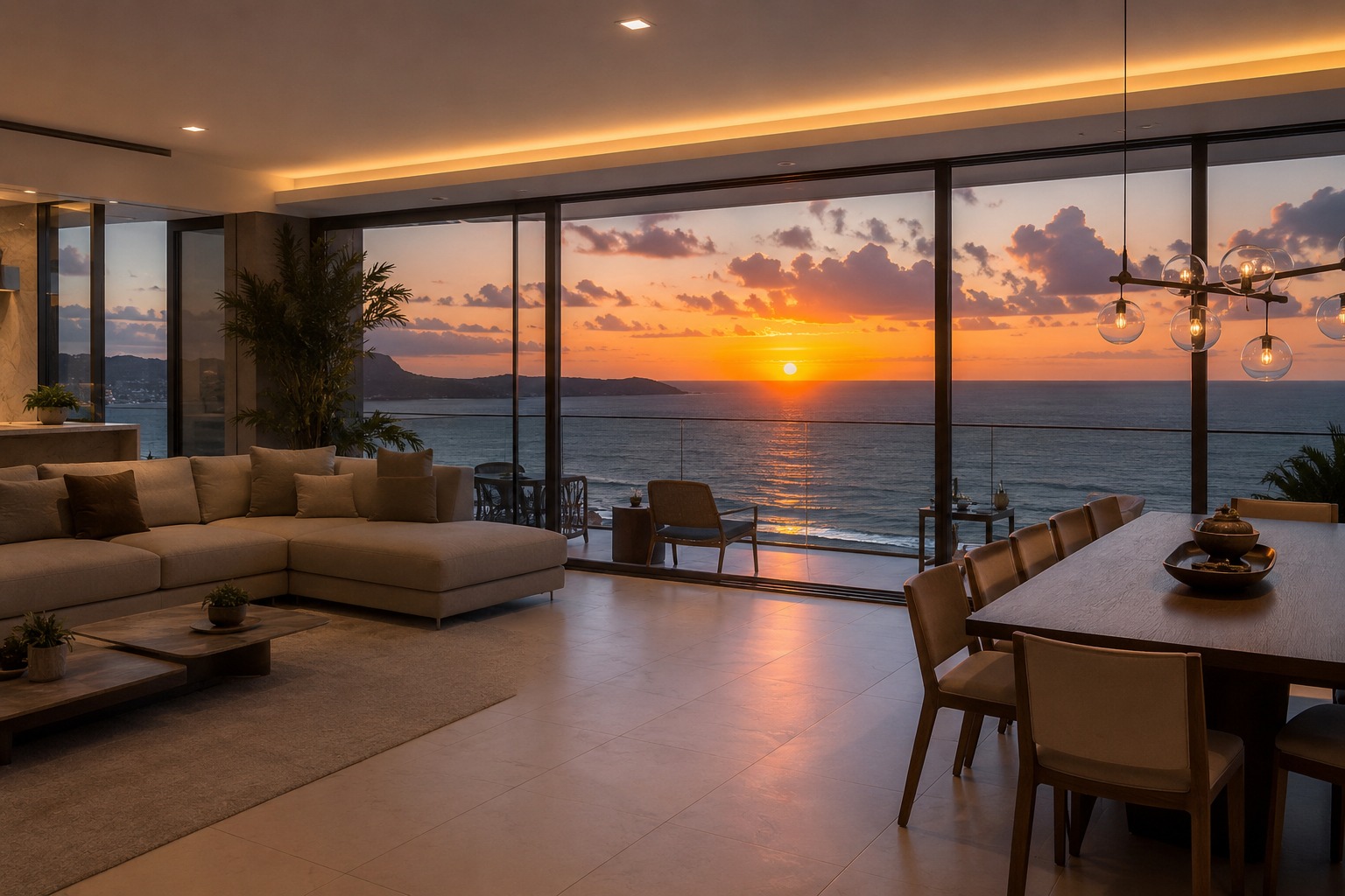 Apartamento na praia